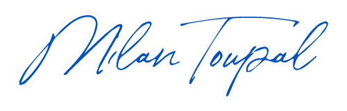 Podpis Milana Toupala
